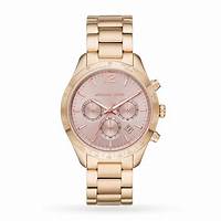 Michael Kors MK6796 Damen Layton Rose Gold-Ton Chronograph Uhr