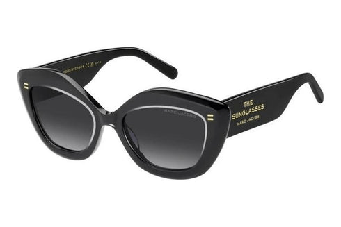 MARC JACOBSMarc Jacobs MARC 800/S MNG/9O Women's Sunglasses - Crystal Black Frame, Dark Grey Gradient LensesEYEWEAREcecile