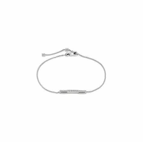 Gucci Link to Love Bracelet en or blanc 18ct avec diamants - longueur réglable