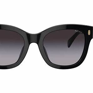 RALPH LAURENRalph by Ralph Lauren RA 5301U Women's Sunglasses – Shiny Black Frame with Gradient Grey LensesEYEWEAREcecile