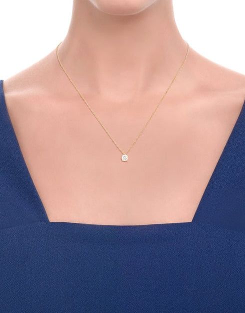 RECARLORecarlo Anniversary Diamond Necklace P01PX001_G019 - 45 - 18K Yellow Gold, 0.19ct DiamondJEWELRYEcecile
