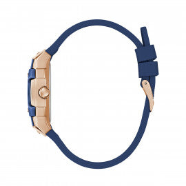 Guess GW0945L4 Women’s Blue Multifunction Watch – Rose Gold Case, 35 mm