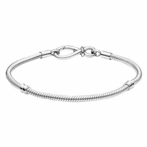 PANDORAPandora Moments Infinity Knot Snake Chain Bracelet - Sterling Silver, 17 cmBIJOUXEcecile