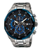 Casio Edifice EFR-539D-1A2VUEF Men's Stainless Steel Chronograph Watch with Blue Accents