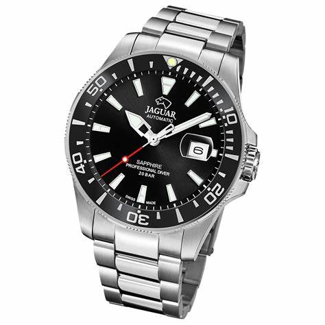 Reloj Jaguar Executive Diver J886/3 Hombre - Caja de acero, esfera negra
