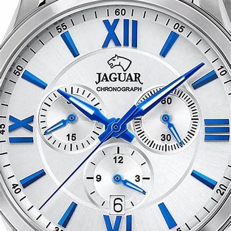 JAGUARJaguar J963/1 Men's Chronograph Watch - Silver Dial, Stainless Steel BraceletWATCHESEcecile