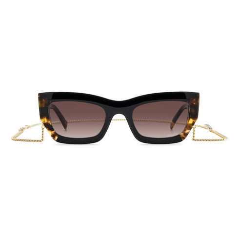 Missoni MIS 0151/S Women's Sunglasses - 53mm, Black Havana Frame with Brown Gradient Lenses