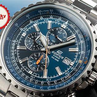 CASIO EDIFICECasio Edifice EF - 527D - 2AVUEF Men's Watch – Blue Dial, Stainless Steel BraceletWATCHESEcecile