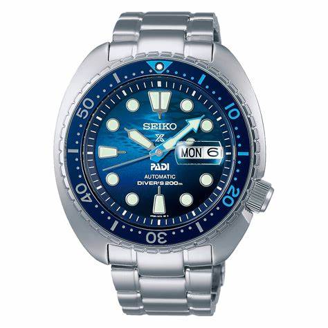 SEIKOSeiko Prospex SRPK01K1 PADI Special Edition Automatic Men's Watch - Blue Dial, Stainless Steel BraceletWATCHESEcecile