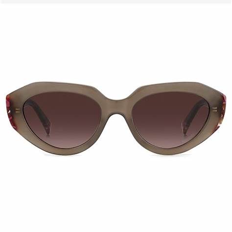 Missoni MIS 0131/S Women's Sunglasses - 53mm, Transparent Beige Frame with Gradient Brown Lenses