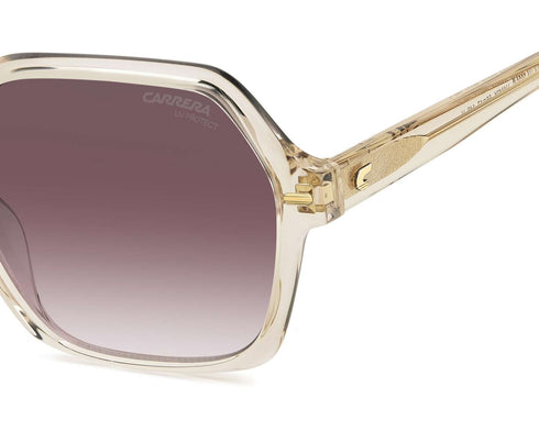 CARRERACarrera 3026/S HAM/3X Women's Sunglasses - Transparent Champagne Frame, Gradient Dark Pink LensesEYEWEAREcecile