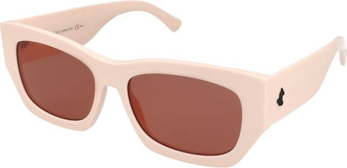 Jimmy Choo CAMI/S SZJ-4S Women's Sunglasses - 56mm, Ivory Frame with Burgundy Lenses
