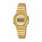 CASIO & VINTAGECasio LA700WEG - 9AEF Vintage Mini Watch - Gold Dial, Gold Stainless Steel Mesh BandWATCHESEcecile