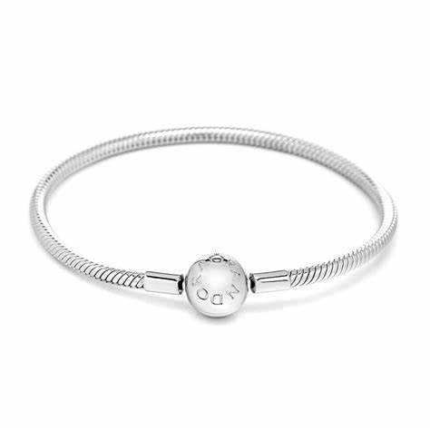 PANDORAPandora 590728 - 21 Moments Snake Chain Bracelet - Sterling Silver, 21 cmBIJOUXEcecile