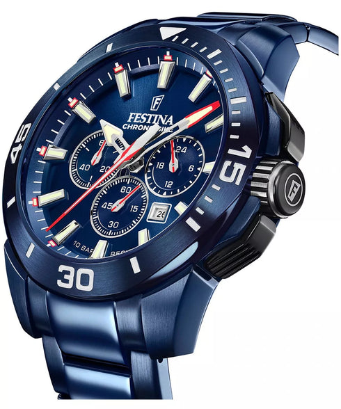 Festina Chrono Bike Special Edition F20643/1 – 47 mm Blue Chronograph, 100 m