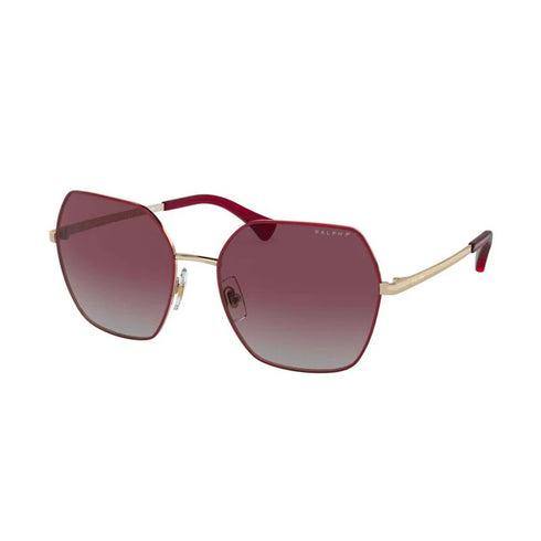 Ralph by Ralph Lauren RA 4138 9116/62 Women's Sunglasses - Bordeaux Frame with Gradient Purple Lenses