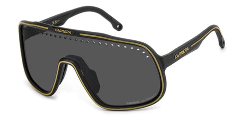 CARRERACarrera C SPORT 02/S I46/IR Unisex Sunglasses - Matte Black Gold Frame, Grey LensesEYEWEAREcecile