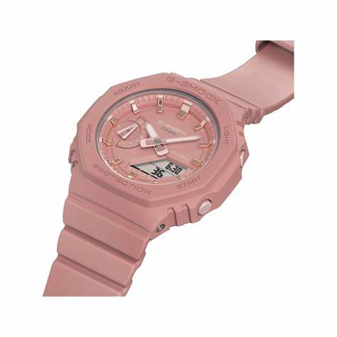 Casio G-SHOCK GMA-S2100-4A2ER Reloj unisex - Rosa analógico-digital, diseño delgado