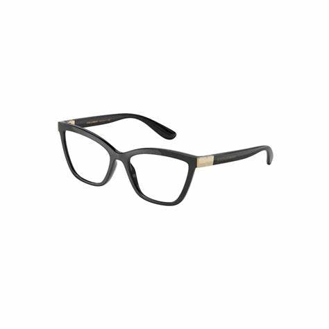 Dolce & Gabbana DG5076 501 55 Lunettes œil de chat pour femme - monture noire
