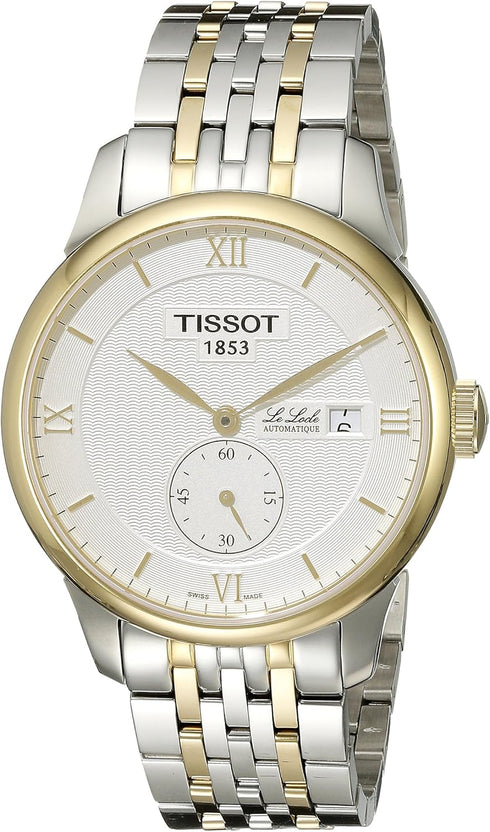 TISSOTTissot Le Locle Automatic Men's Watch - White Dial, Two - Tone Stainless Steel BraceletWATCHESEcecile