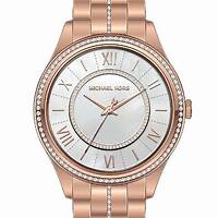 Michael Kors MK3716 Montre pour femmes Lauryn Rose Gold-Tone avec accents en cristal