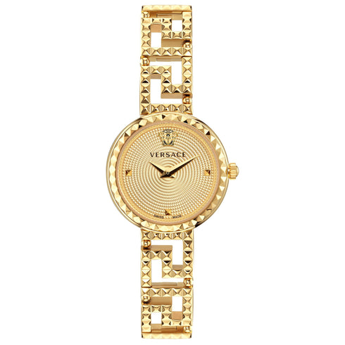 VERSACEVersace VE7A00323 Greca Goddess 28mm Women's Watch - Gold Stainless SteelWATCHESEcecile