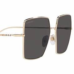 BURBERRYBurberry Daphne BE 3133 1109/87 58 Women's Sunglasses - Light Gold Frame, Dark Grey LensesEYEWEAREcecile