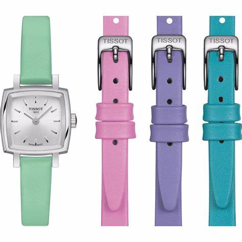 TISSOTTissot Lovely Summer Set Women's Watch - Silver Dial, Stainless Steel Case, Multiple Leather StrapsWATCHESEcecile