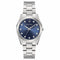 Bulova 96P229 Surveyor Damenuhr - blaues Zifferblatt, Edelstahlarmband