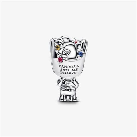 PANDORAPandora Marvel Groot Star Charm 793559C01 - Sterling Silver with Enamel DetailsBIJOUXEcecile