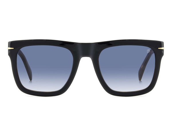 DAVID BECKHAMDavid Beckham DB 7000/S FLAT WR7/08 Men's Sunglasses - Black Havana Frame, Gradient Blue LensesEYEWEAREcecile