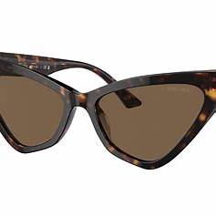 Jimmy Choo JC 5008 Women's Sunglasses - 55mm, Havana Frame with Brown Lenses