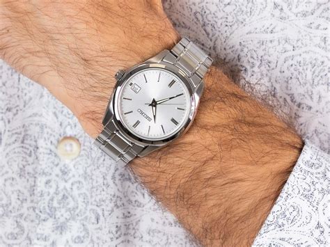 SEIKOSeiko SUR307P1 Men's Quartz Watch - Silver Dial, Stainless Steel BraceletWATCHESEcecile