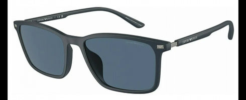 Emporio Armani EA4223U 5088/80 Men's Sunglasses - Matte Blue Frame, Dark Blue Lenses