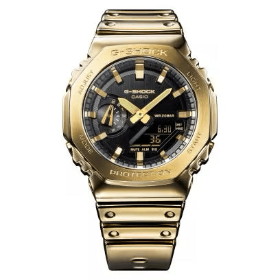 CASIO G - SHOCKCasio G - Shock GM - 2100YMG - 9AER Men's Watch – 44.4mm Gold Stainless Steel Bezel, Octagonal Case, Analog - Digital Display, Tough Silicone Strap, 200M Water ResistanceWATCHESEcecile