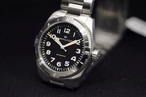 HAMILTONHamilton Khaki Field Expedition Auto H70225130 - 37mm Stainless Steel, Black Dial, Stainless Steel BraceletWATCHESEcecile