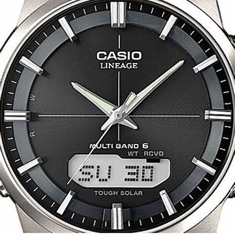 Casio LCW-M170TD-1AER Reloj hombre - Esfera negra, brazalete titanio