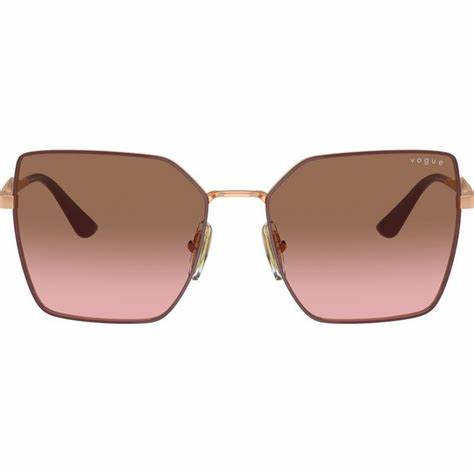 Vogue VO4284S Damen-Sonnenbrille - 56mm quadratischer Metallrahmen, Verlaufsgläser, mehrere Farboptionen
