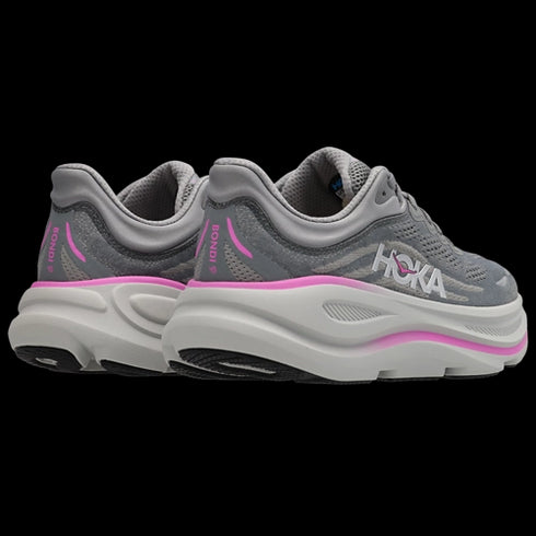 Hoka Bondi 9 Gris Rose Femme