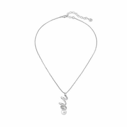 Majorica 16148.01.2.000.010.1 Necklace – 925 Silver, White Pearl, Rhodium Finish