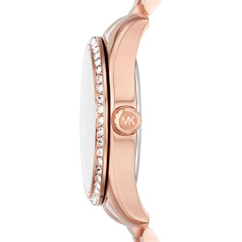 Michael Kors MK7444 Reloj de mujer de acero inoxidable en tono oro rosa, 38 mm