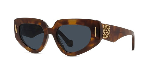 LOEWELoewe Anagram LW40160I Cat - Eye Sunglasses – Brown Lenses, Tortoiseshell Acetate FrameEYEWEAREcecile