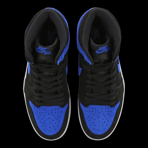 Nike Dunk AJ1 Rétro Haut OG Noir Bleu Royal Homme