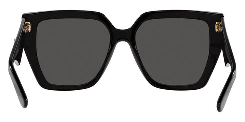 Dolce & Gabbana DG 4498 501/87 Damen-Sonnenbrille - Schwarzer Rahmen, dunkelgraue Gläser