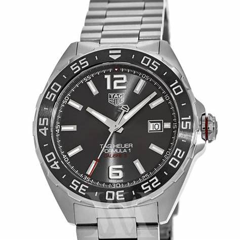 TAG HEUERTAG Heuer Formula 1 Calibre 5 WAZ2011.BA0842 Men's Watch - Grey Dial, Steel & CeramicWATCHESEcecile