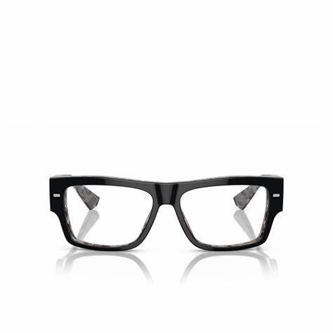 DOLCE & GABBANADolce & Gabbana DG 3379 3403 Men's Eyeglasses - Black on Gray Havana FrameEYEWEAREcecile