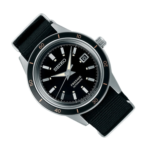 SEIKOSeiko Presage SRPG09J1 – 41mm Black Dial, 4R35 Automatic, Nylon StrapWATCHESEcecile