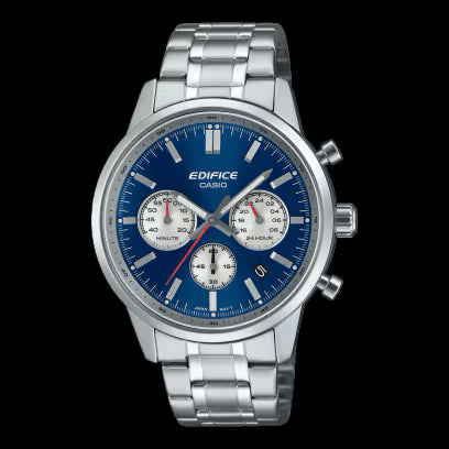 CASIO EDIFICECasio Edifice EFR - 575D - 2AEF Men's Chronograph Watch - Stainless Steel Bracelet, Blue DialWATCHESEcecile
