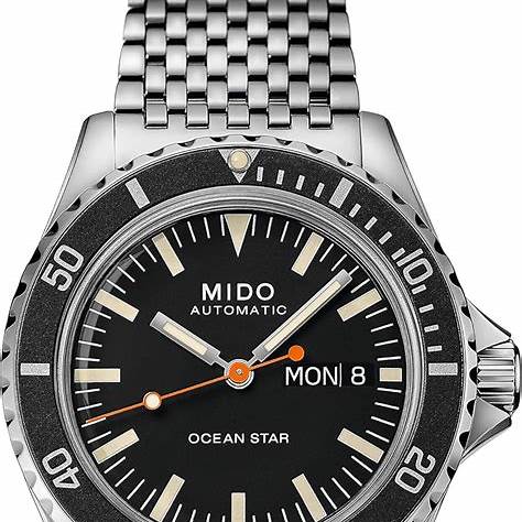 Mido Ocean Star Tribute M026.830.11.051.00 Montre automatique pour hommes - cadran noir, bracelet en acier inoxydable