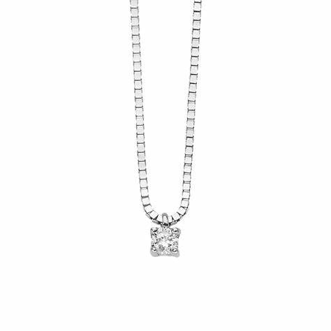 MILUNAMiluna CLD5027_022G7 Women's White Gold Necklace with 0.22 ct Diamond PendantJEWELRYEcecile